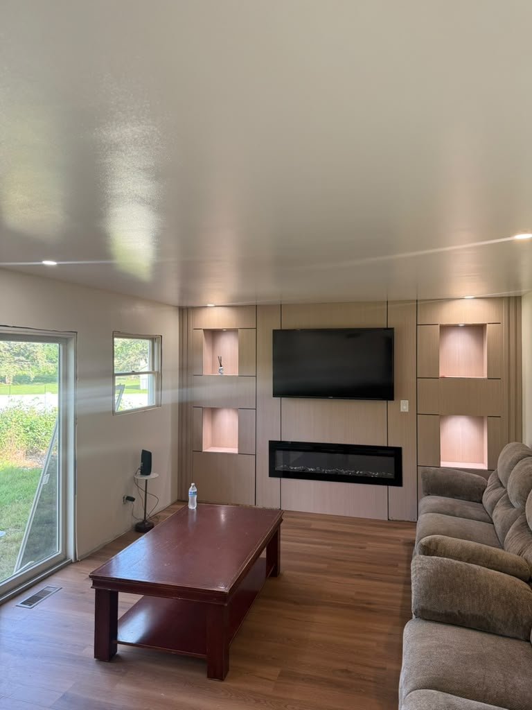 Professional finish work detail